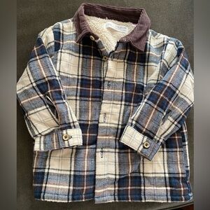 Zara flannel kids shirt